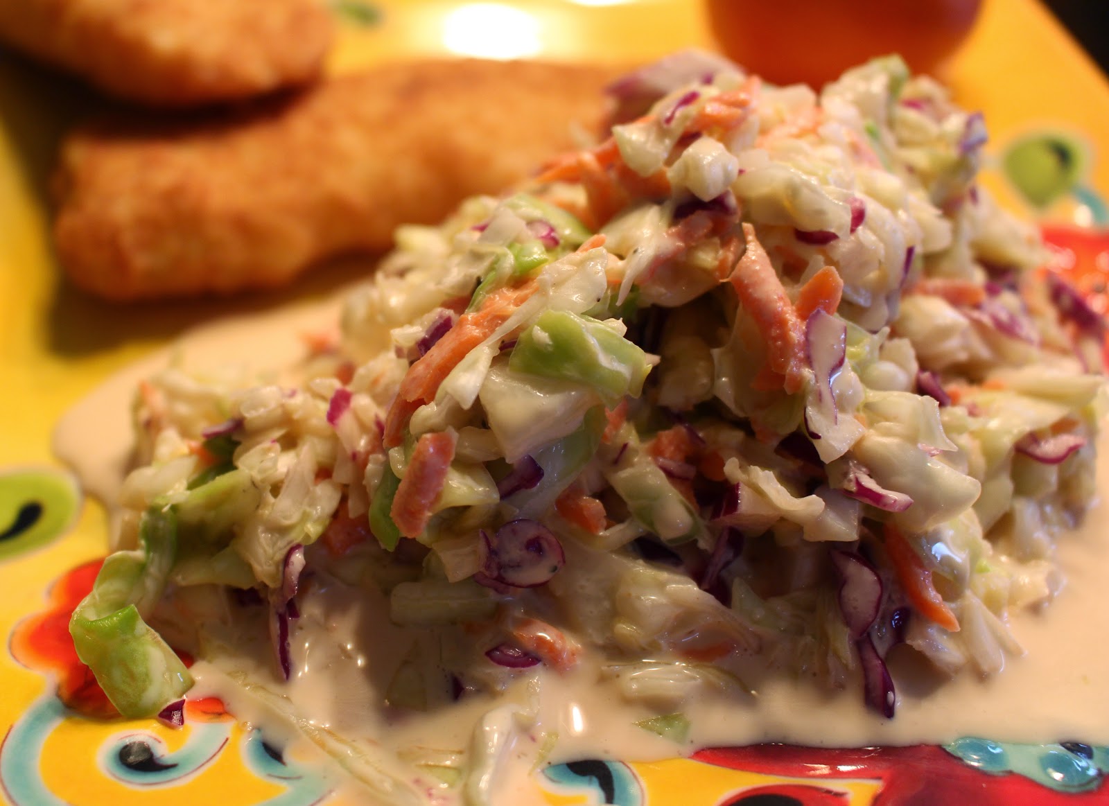 A close up of a plate of food